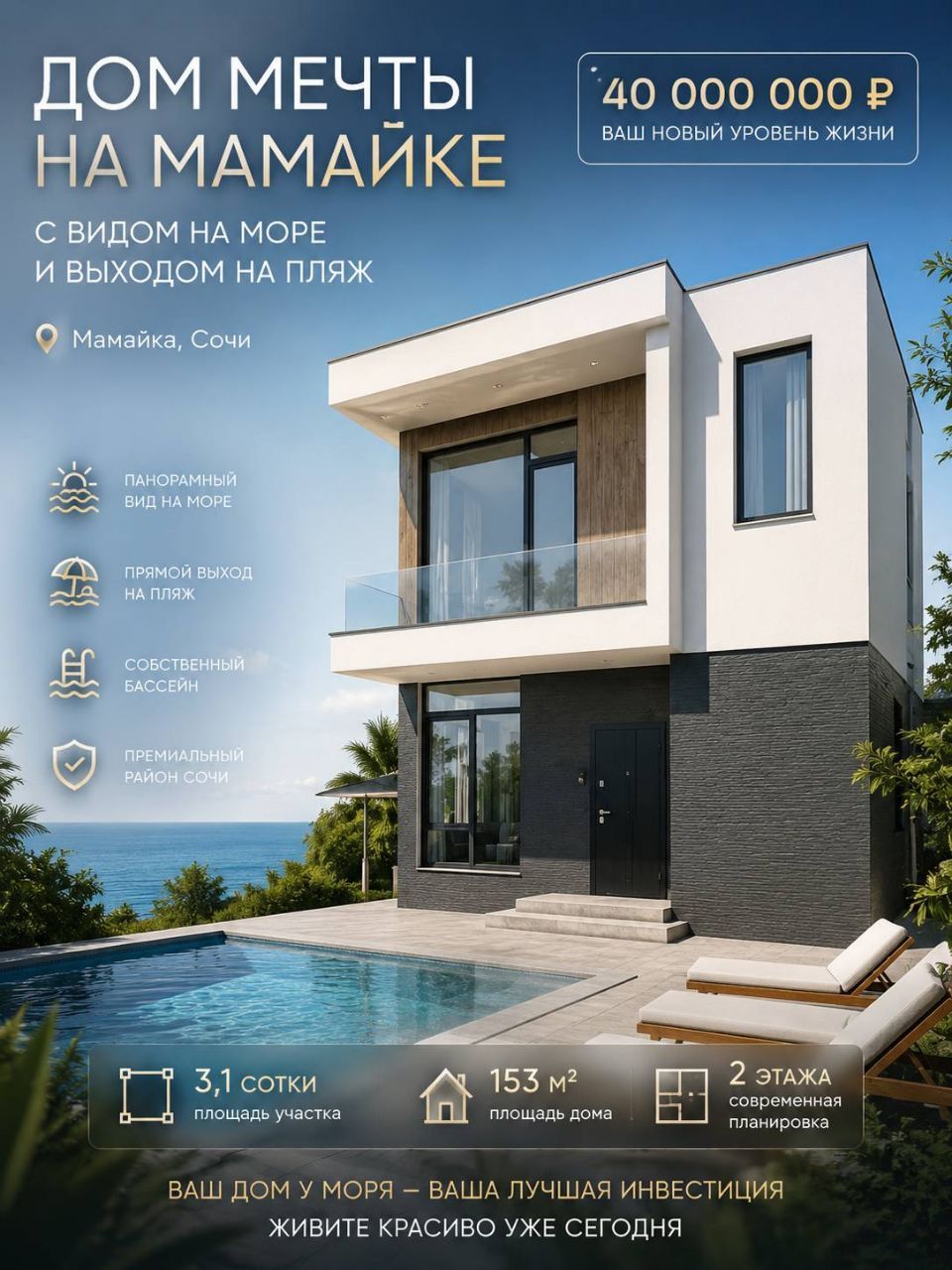 Id.1107 Коттедж 153м2 Мамайка. Центральный Район Id.1107 Коттедж 153м2 Мамайка. Центральный Район